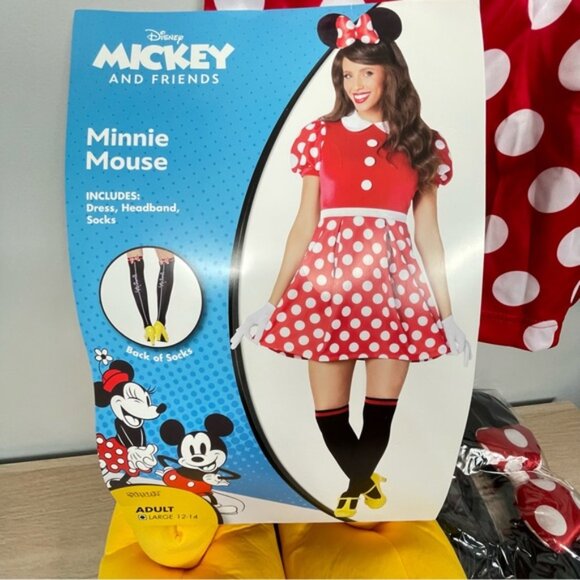 Disney Minnie Mouse Costume Bundle - Picture 2 of 4